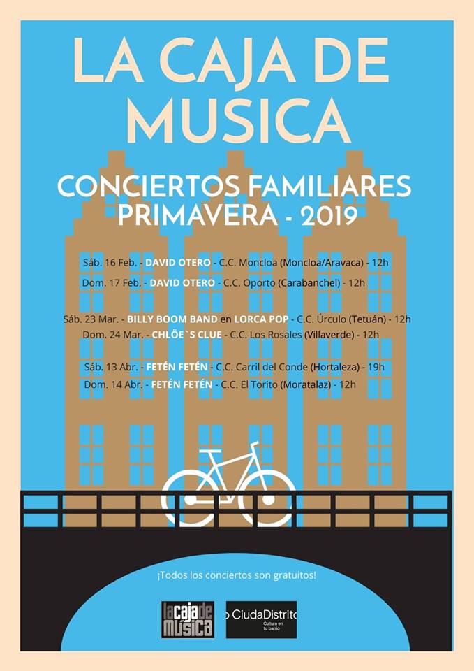 Concierto Familiar. Moratalaz (Madrid) 12:00