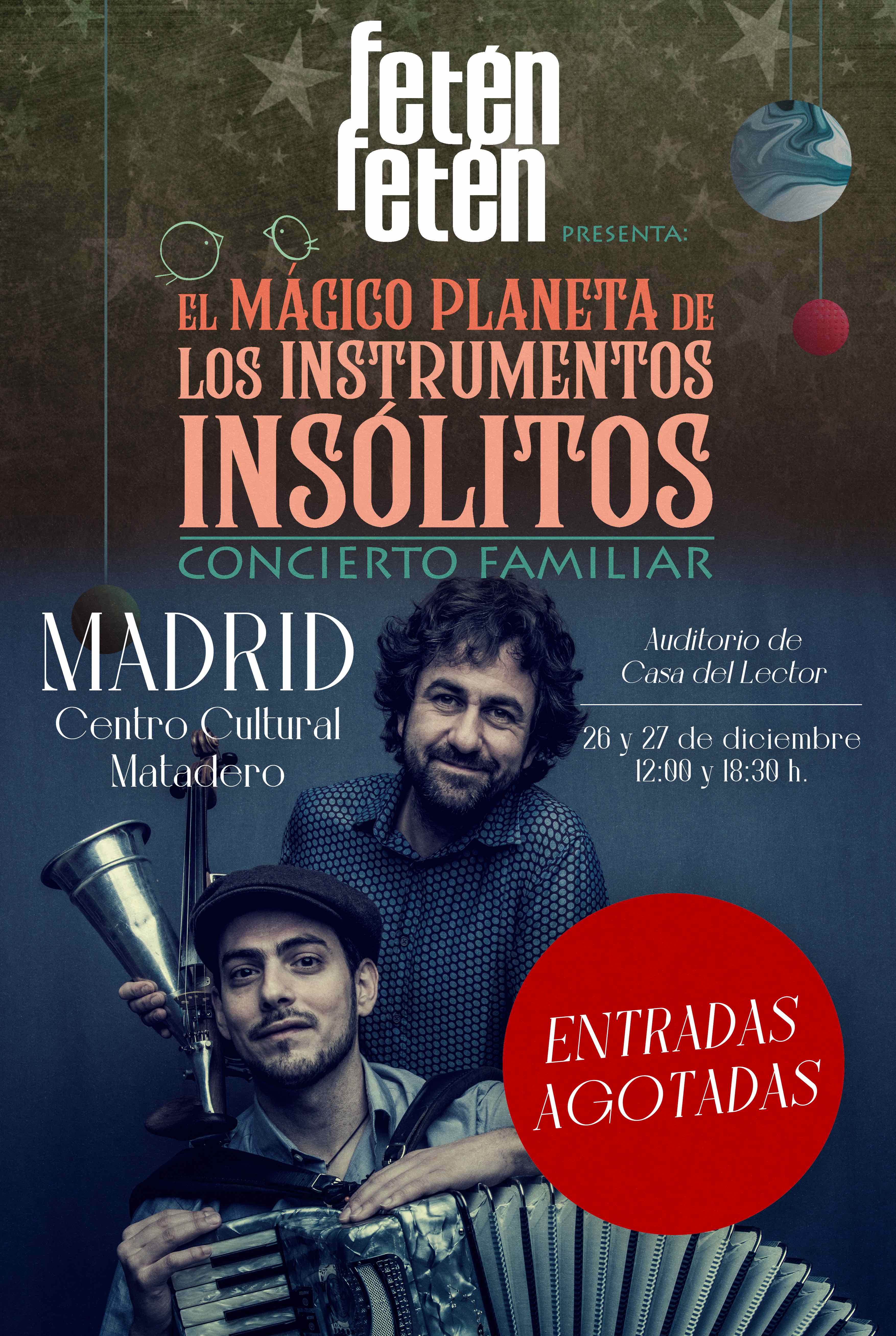 Madrid. Casa del Lector. 12:00 y 18:30